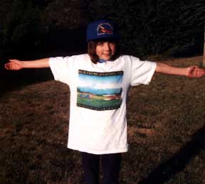 Olde Thyme Aviation T-Shirt with Sam Lyons' print on the front
